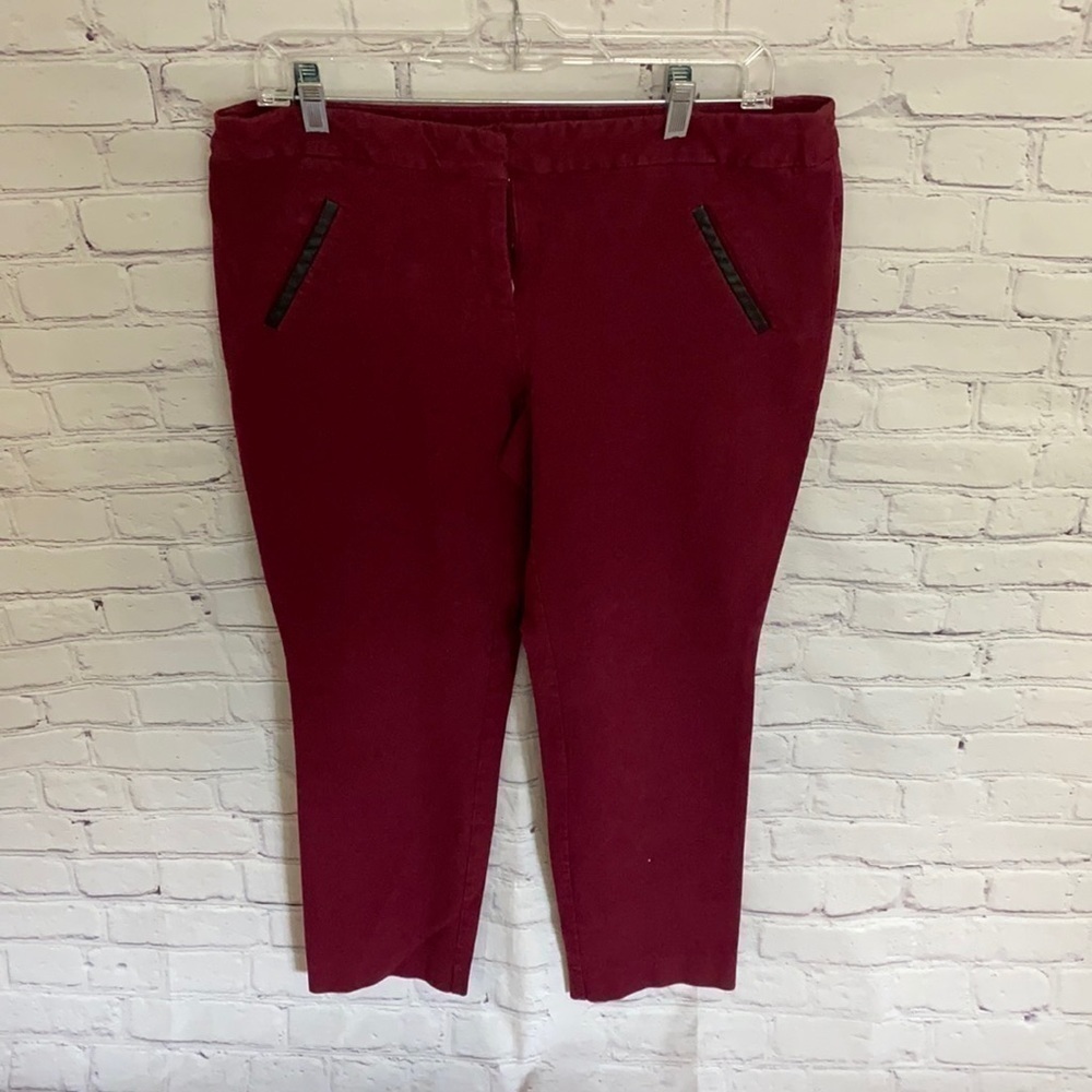 𝅺ALFANI | Maroon Dress Pants | Size 12